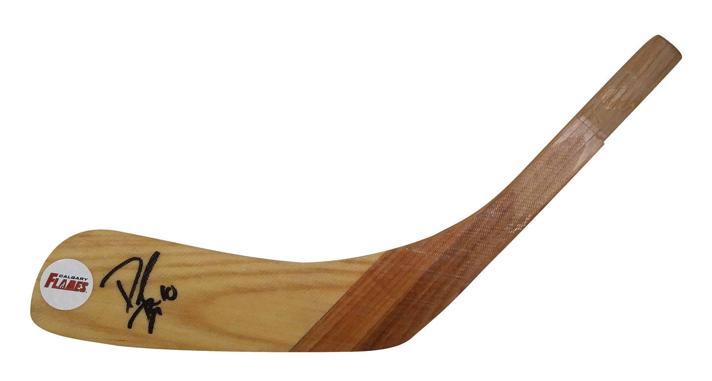 Hockey Stick Blades- Autographed- Derek Ryan Signed Calgary Flames Logo Hockey Stick Blade Beckett BAS 102