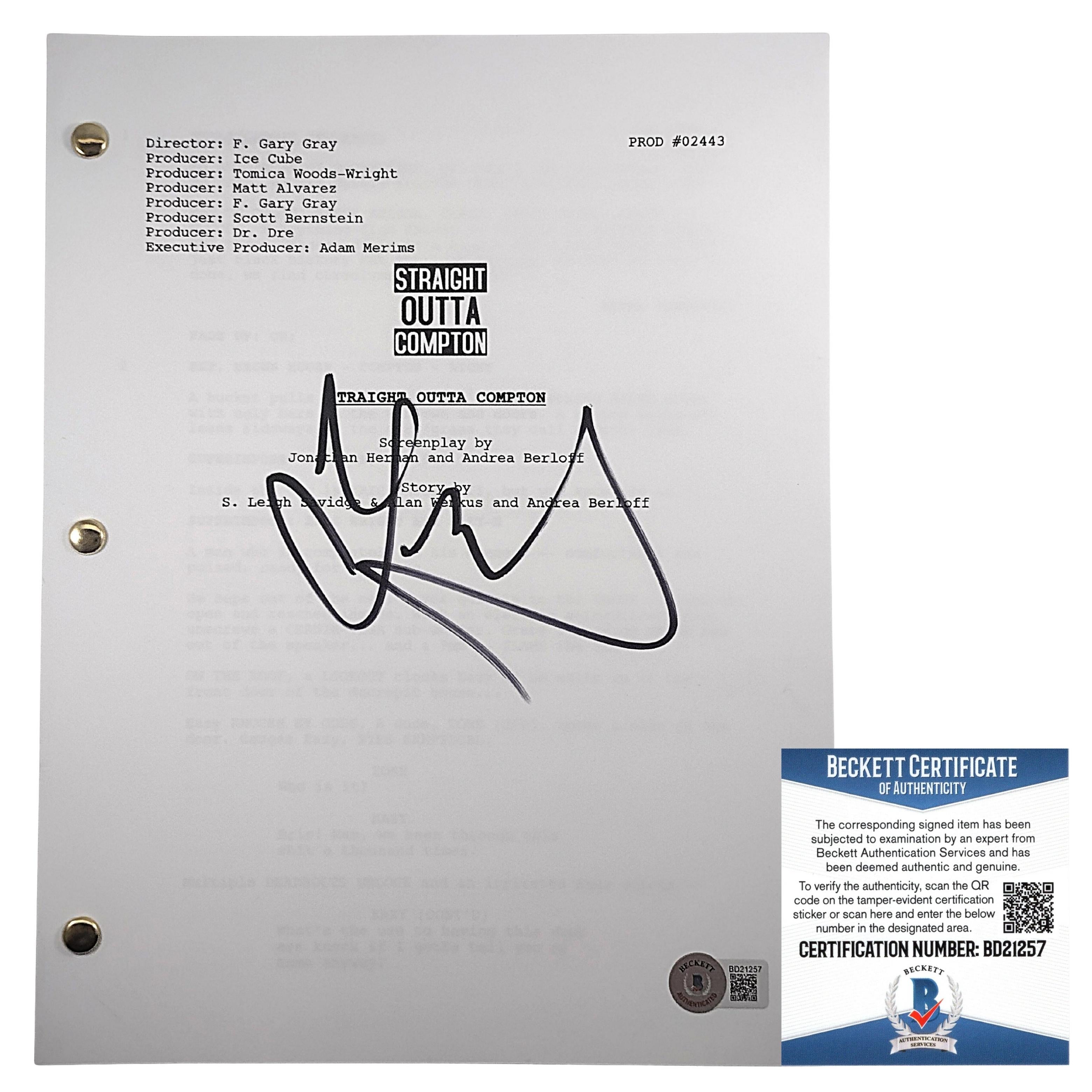 DJ Yella Autographed Photo – Beckett BAS