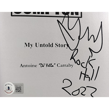 Music- Autographed- DJ Yella of NWA Signed Straight Outta Compton Collectors Edition Hardcover Book Exact Proof Photo Beckett Authentication 105