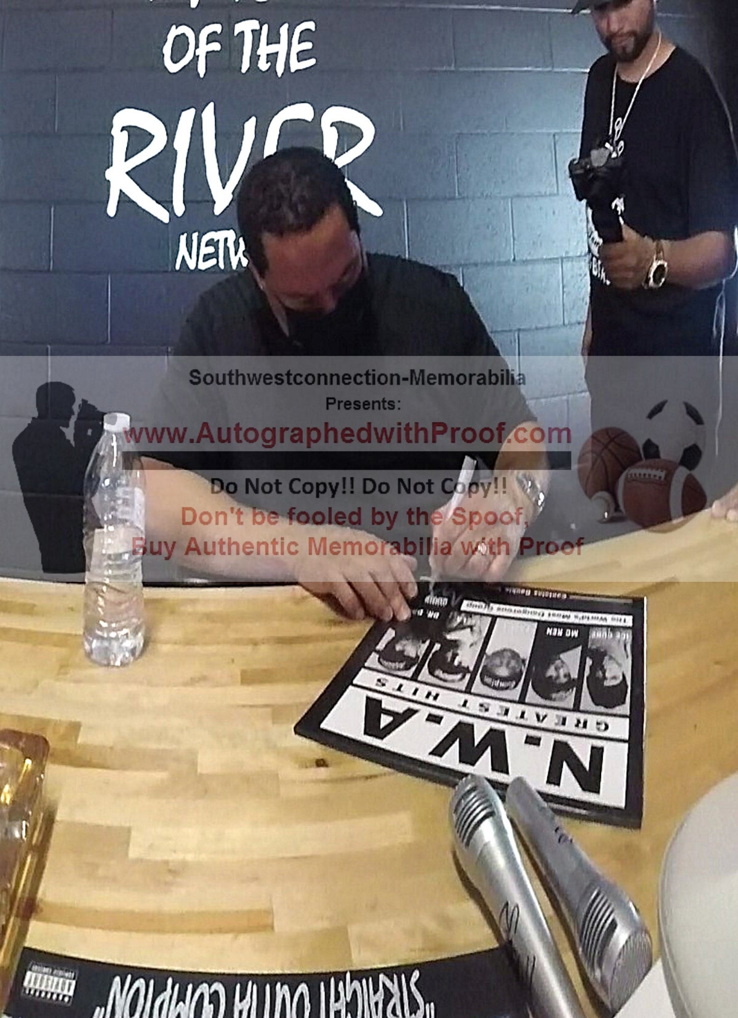 Ice Cube And Dj Yella autographed photo – full view – Beckett COA