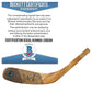 Hockey Stick Blades- Autographed- Dylan Gambrell Signed San Jose Sharks Logo Hockey Stick Blade - Proof Photo- Beckett BAS- 101
