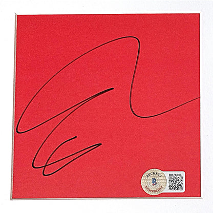 Music- Autographed- Ed Sheeran Signed Equals CD Cover Framed Matted Display Beckett BAS Authentication 303