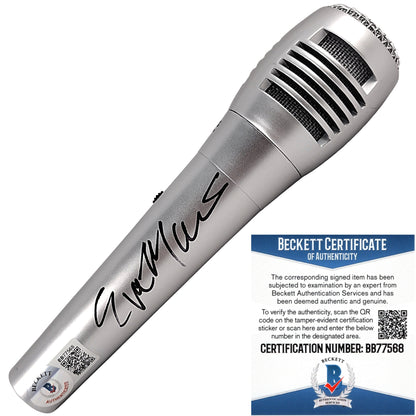 Microphones- Autographed- Eva Marie Signed Microphone WWE Wrestling Diva Beckett BAS Authentication Exact Proof 201