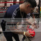 Boxing Gloves- Autographed- Fernando Vargas Jr Signing Red Everlast Right Handed Boxing Glove Proof Photo Beckett Authentication 1