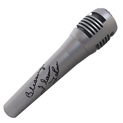 Microphones- Autographed- Florence LaRue Signed Microphone, Proof- The Fifth Dimension- Aquarius - Beckett BAS 102