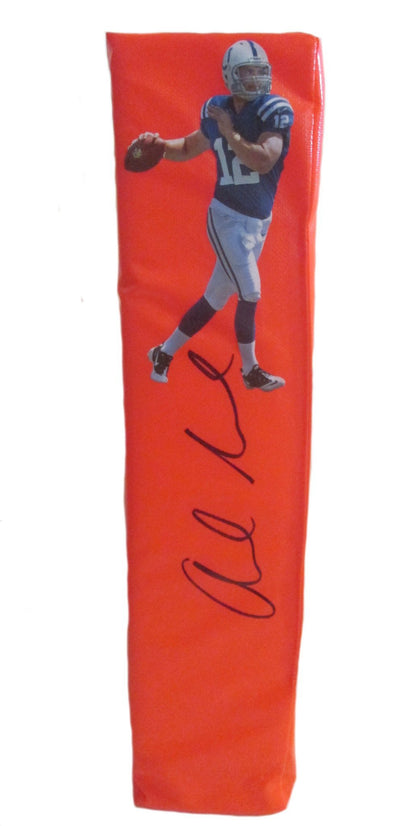 Football End Zone Pylons- Autographed- Andrew Luck Signed Indianapolis Colts TD Pylon PSA/DNA
