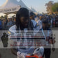Football End Zone Pylons-Autographed - Melvin Gordon Signing LA Chargers Photo Football Pylon, Proof