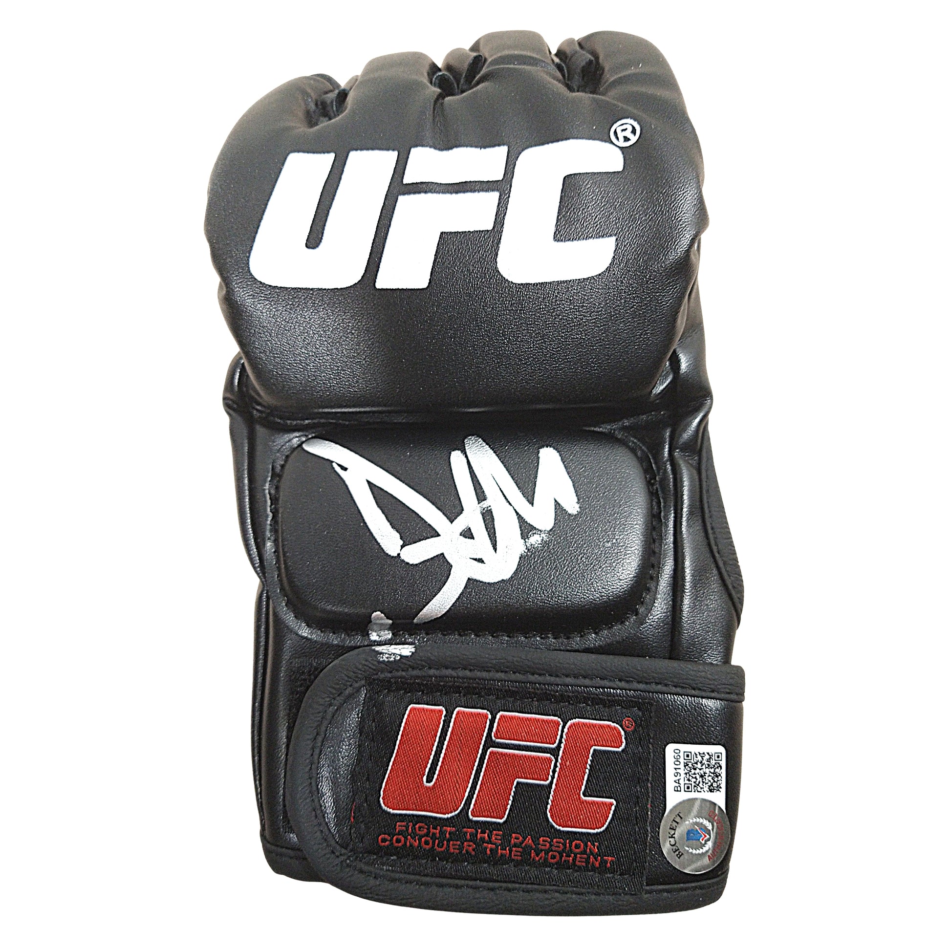 UFC- Autographed- Frank Mir Signed Ultimate Fighting Championship Glove - Exact Proof - Beckett BAS Authentication 102