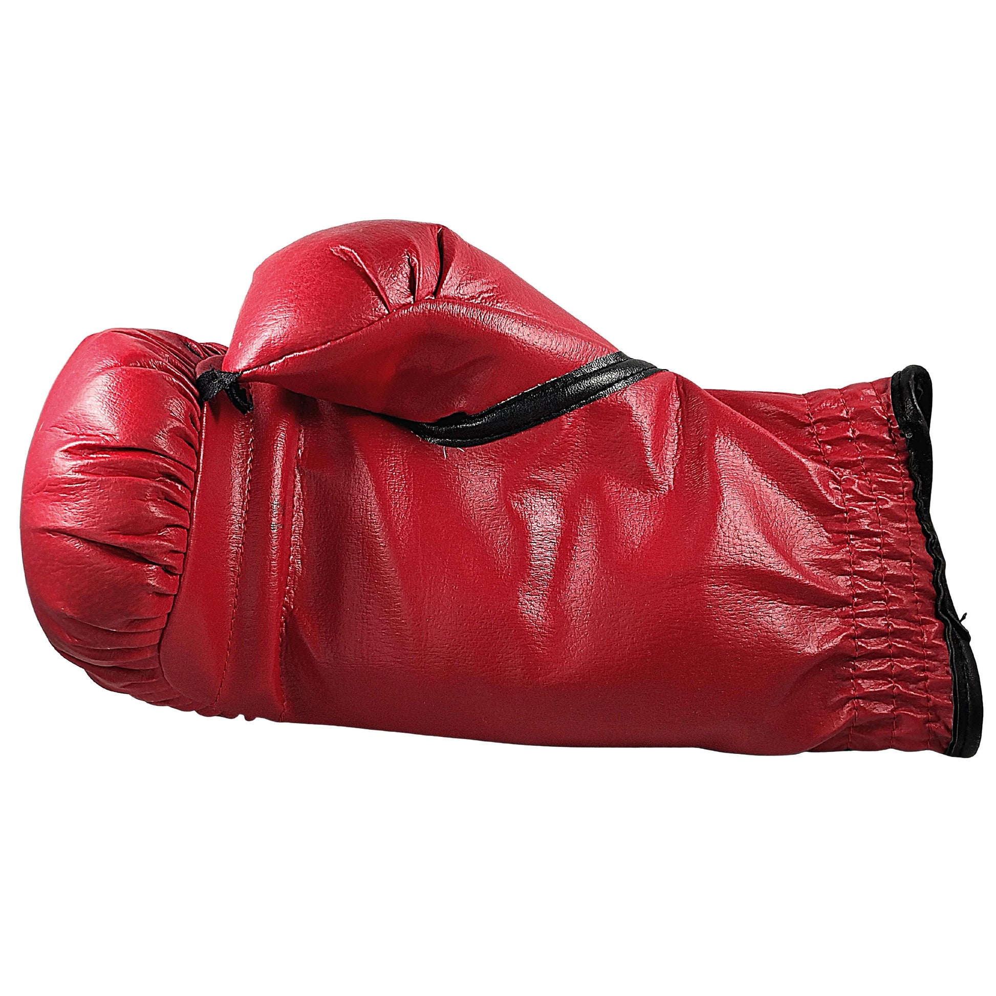 Boxing- Autographed- Frank Sanchez Signed Red Everlast Right Handed Boxing Glove Beckett Authentication 103