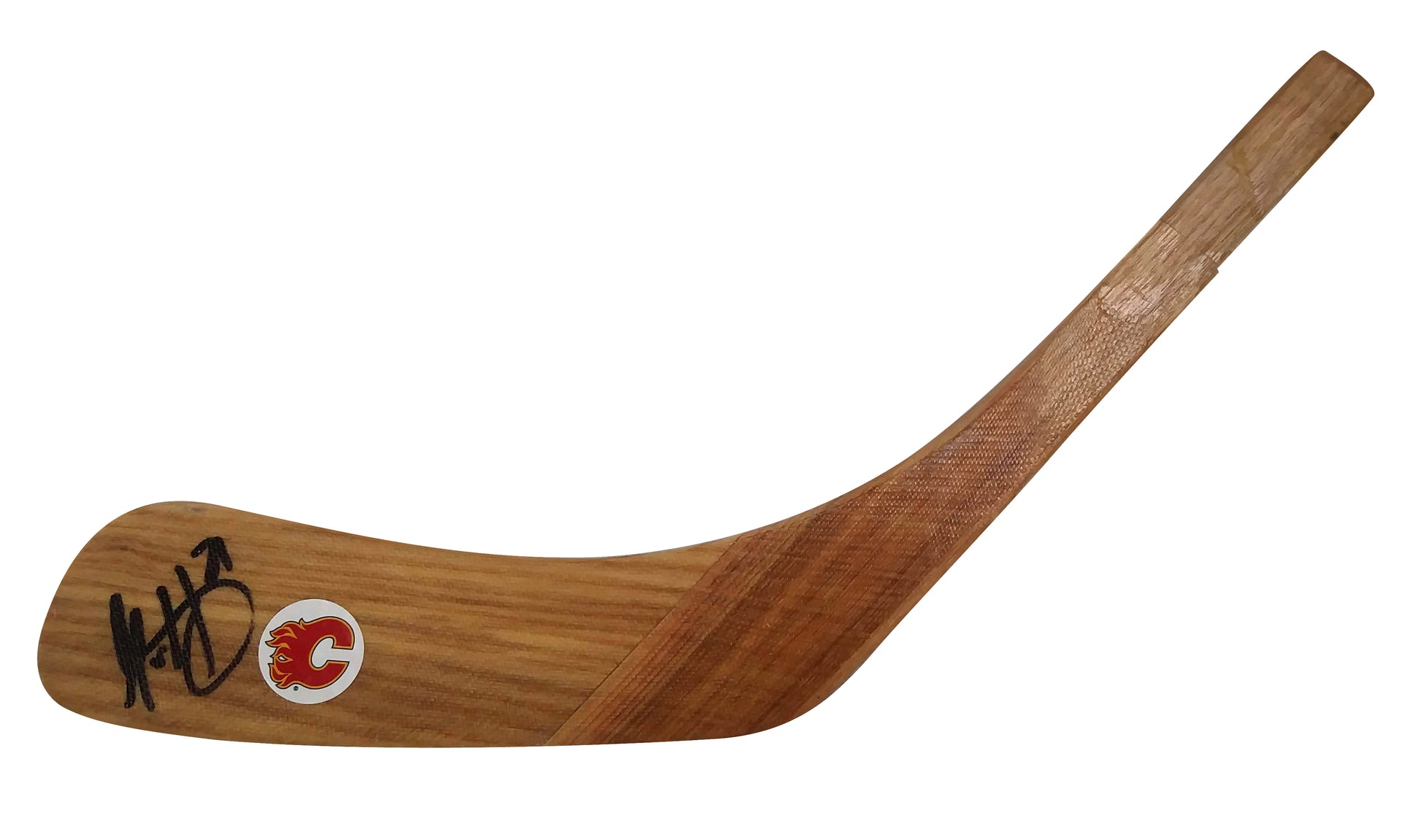 Hockey Stick Blades- Autographed- Garnet Hathaway Signed Calgary Flames Hockey Stick Blade Proof Photo- Beckett BAS - 302