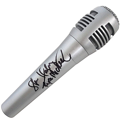 Microphones- Autographed- Haley and Michaels Signed Pyle Full Size Microphone- Country Music- Beckett BAS - 102