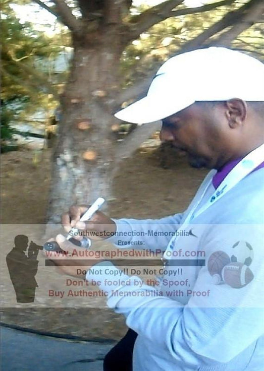 Hollywood- Autographed- Alfonso Ribeiro Signing Pyle Full Size Microphone, Proof Photo - Beckett Authentication BAS