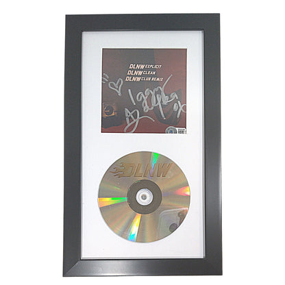 Music- Autographed- Iggy Azalea Signed DLNW CD Cover Framed and Matted with Compact Disc - Beckett BAS Authentication 103
