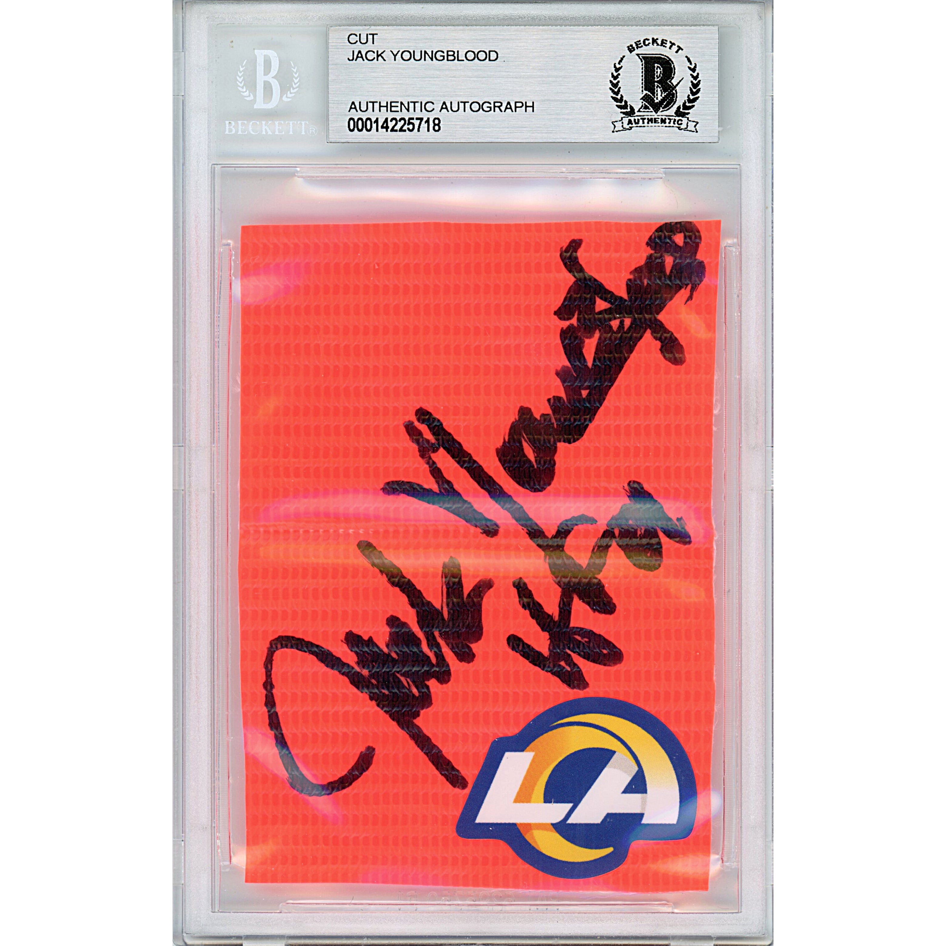 2001 #00014225718 Jack Youngblood Autographed Trading Card – Beckett BAS