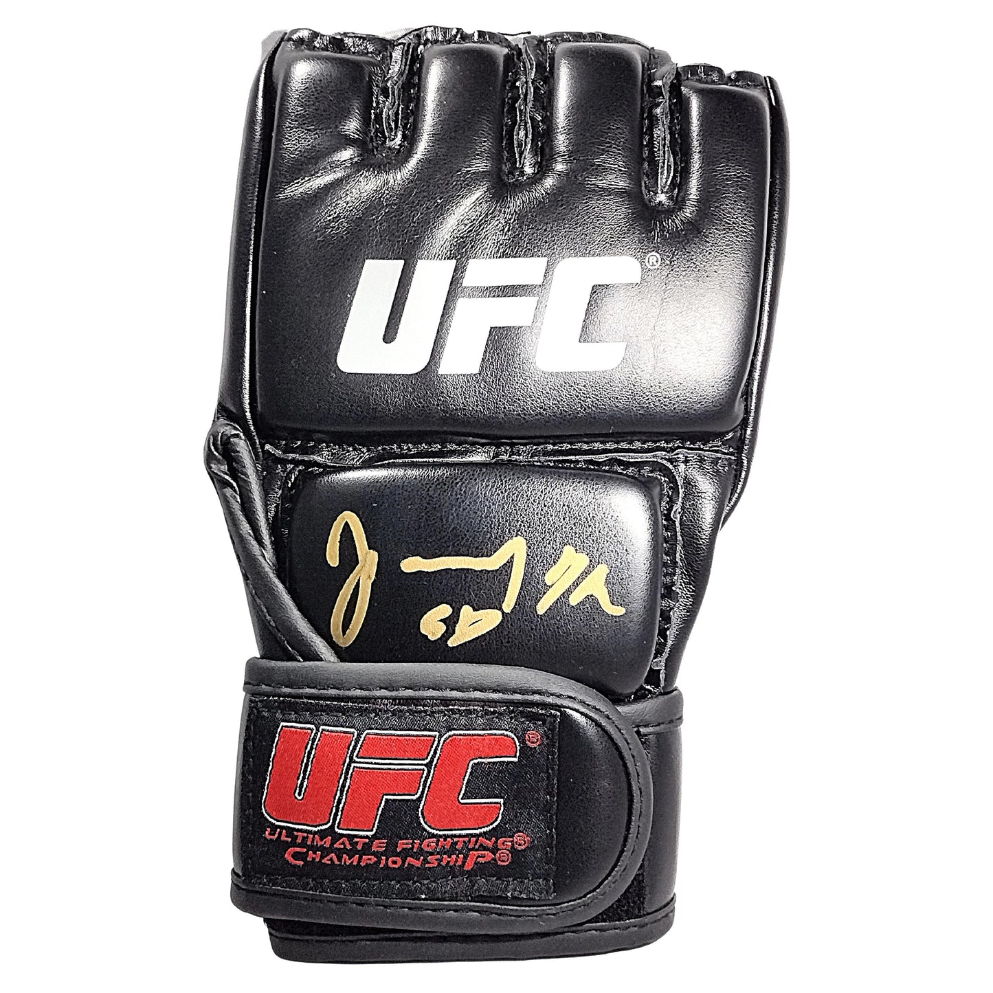 UFC- Autographed- Jamahal Hill Signed Ultimate Fighting Championship Glove Beckett Certified Authentic 101