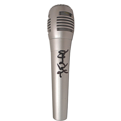 Music-Autographed - Musician Jamie Foxx Signed Pyle Full Size Microphone, Proof Photo - Beckett BAS - 103