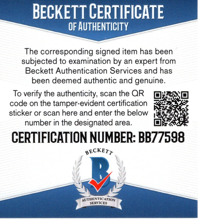 Jason Richardson basketball autograph – angled display – Beckett COA