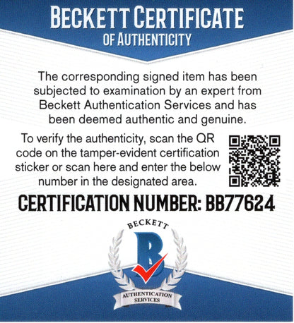 Hockey- Autographed- Jeremy Lauzon Signed Seattle Kraken Hockey Stick Blade Beckett BAS Authentication Cert 1