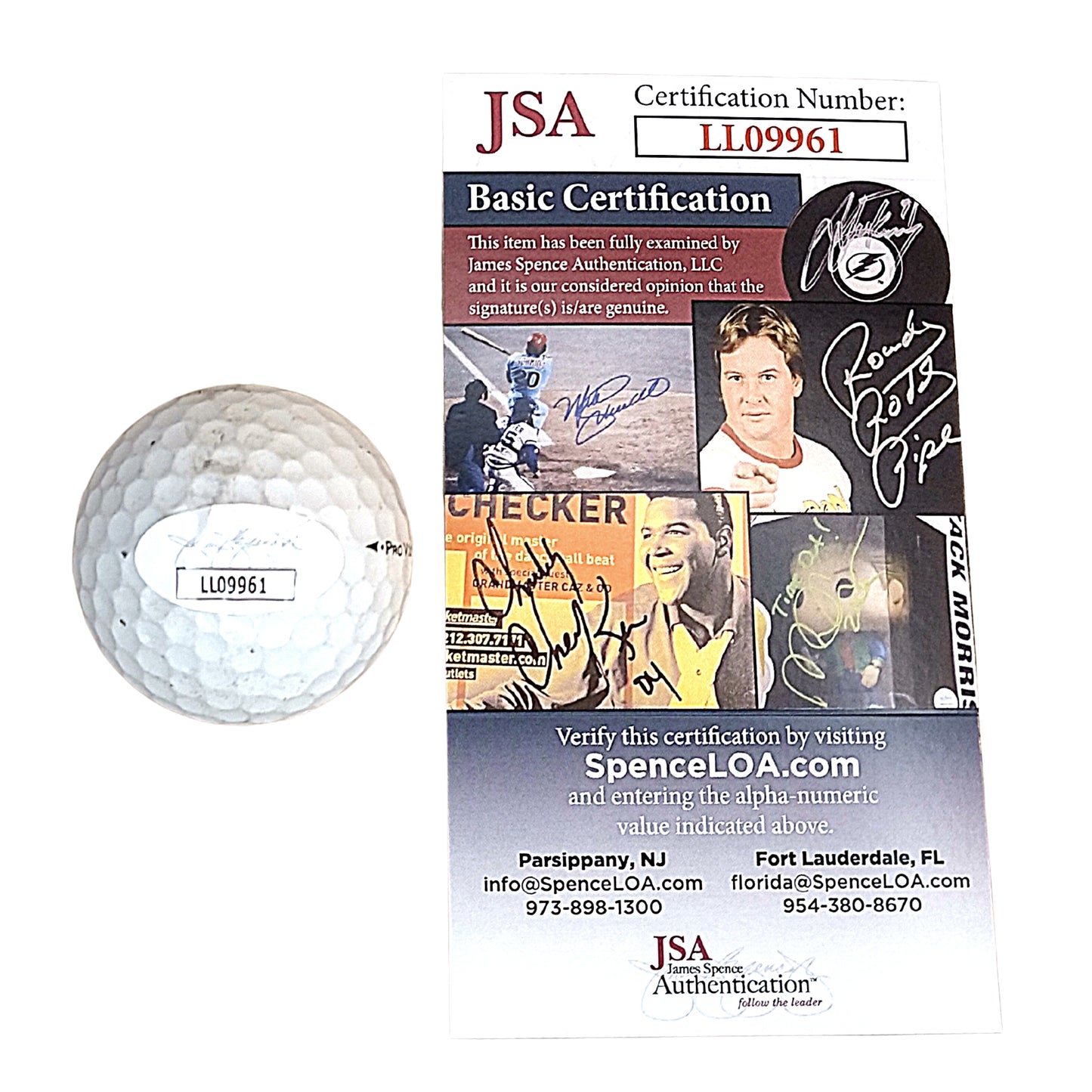 Hockey- Autographed- Jeremy Roenick Signed Personalized 'J.R.' Model Lake Tahoe Celebrity Golf Tournament Pro Am Titleist Golf Ball with JSA Authentication 103