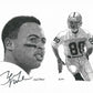 Footballs- Autographed- Jerry Rice Signed Oakland Raiders 11x14 Frank Nareau Art Print Lihto JSA Authentication 102