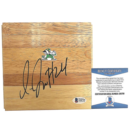 Floorboards- Autographed- Jewell Loyd Signed Notre Dame Fighting Irish 6x6 Basketball Floor, Proof - Beckett BAS Authentication - 201a