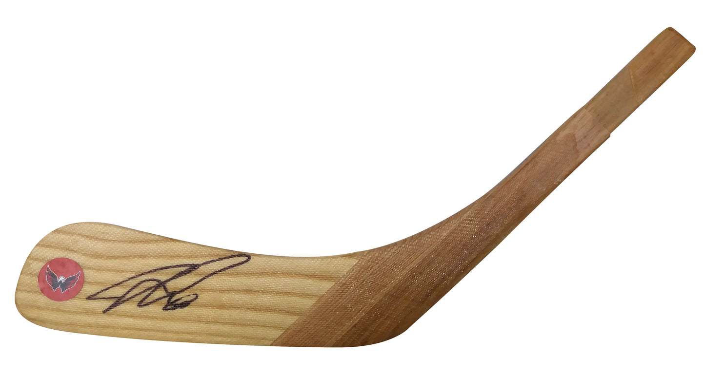 Hockey Stick Blades-Autographed - John Carlson Signed Washington Capitals Hockey Blade, Proof - Beckett BAS 202