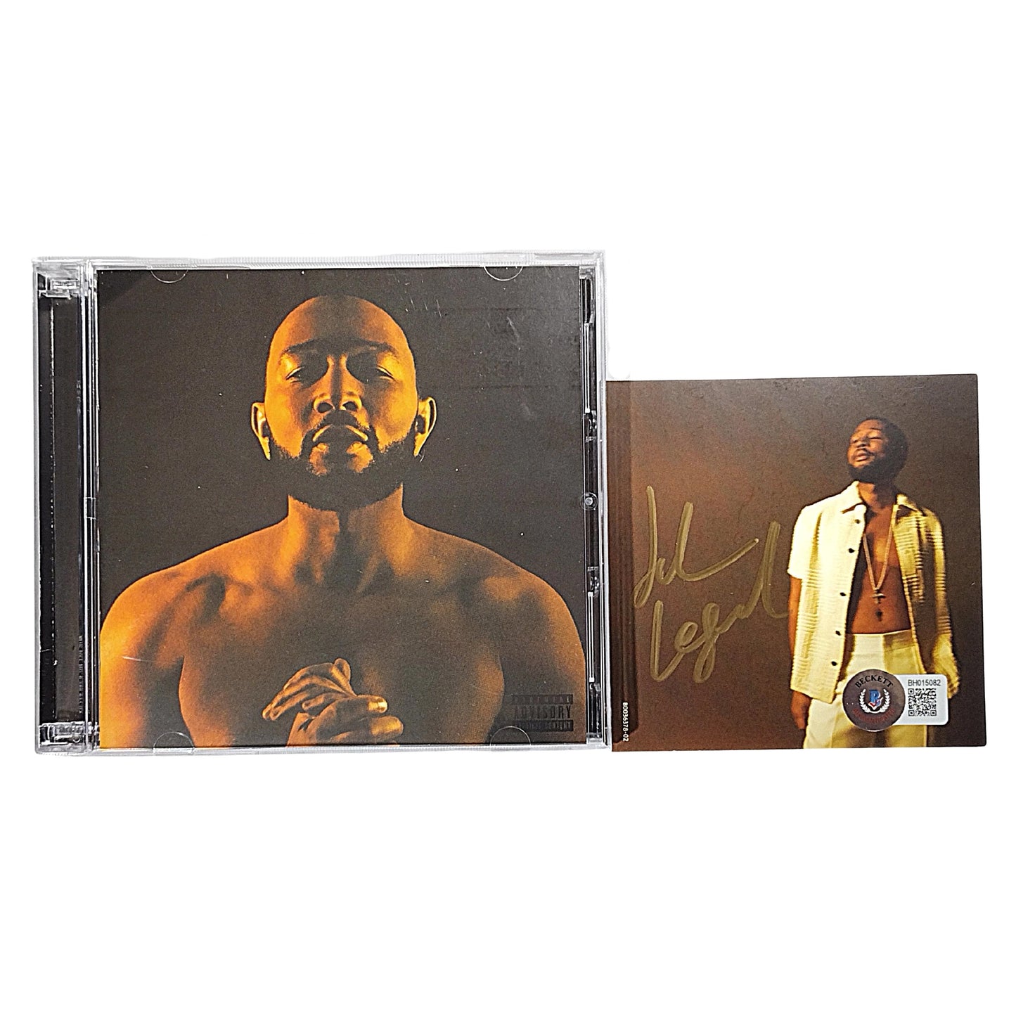 Music- Autographed- John Legend Signed Legend CD Cover Insert with Compact Disc Beckett Authentication 101