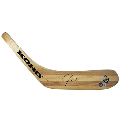 Hockey- Autographed- Jordan Eberle Signed Seattle Kraken Hockey Stick Blade Beckett BAS Authentication 502