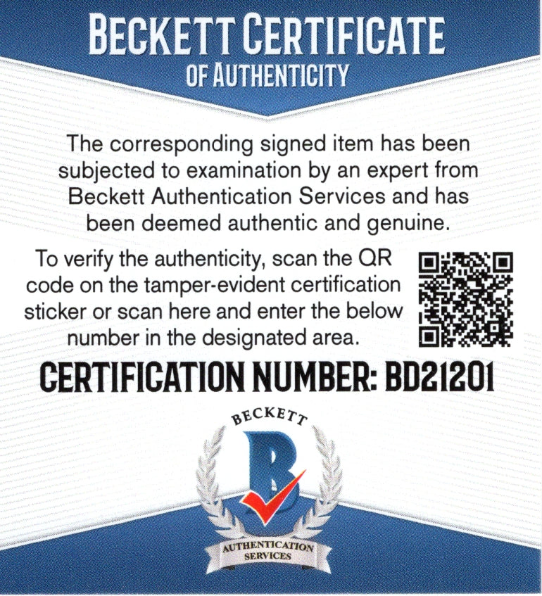 Jordan Eberle Seattle Seattle Kraken Auto Hockey Stick Blade – Beckett BAS