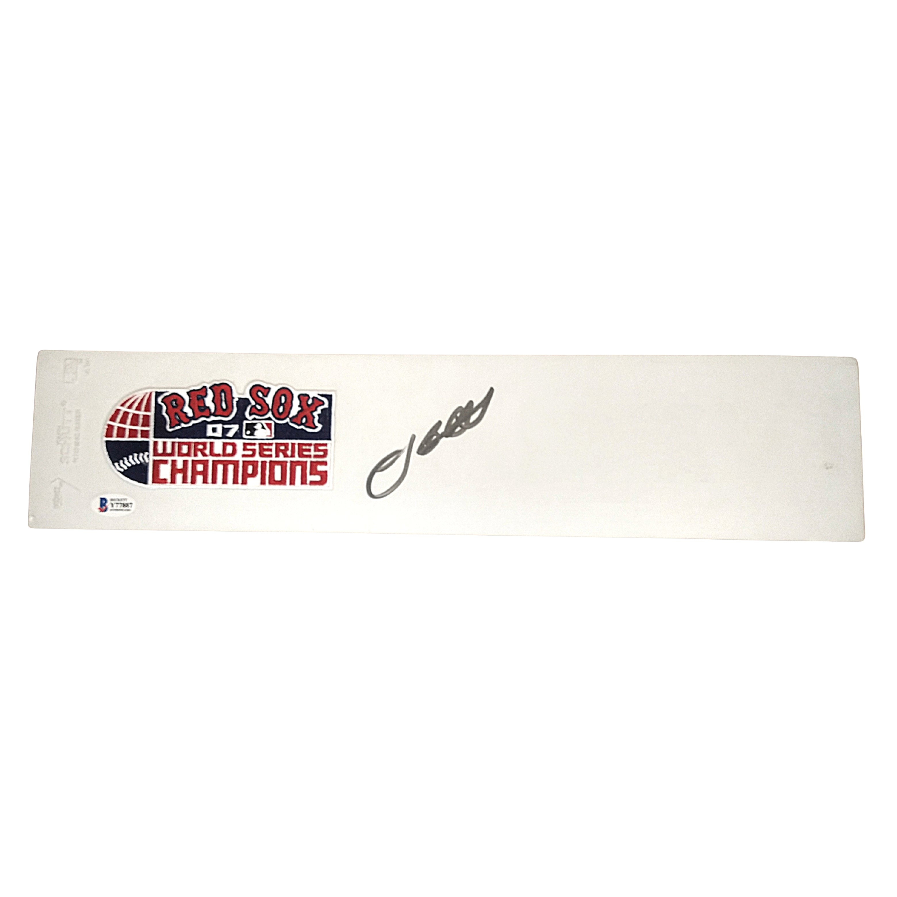 Josh Beckett auto baseball – authentication sticker – Beckett COA
