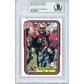 Footballs- Autographed- Julian Peterson Signed San Francisco 49ers 2004 Fleer Platinum Football Card Beckett BAS Slabbed 00013695111 - 101
