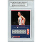 Basketballs- Autographed- Kara Lawson Signed Washington Mystics 2015 WNBA Basketball Card Beckett BAS Slabbed 00014225400 - 102