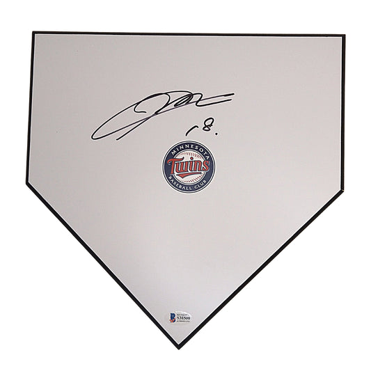 Home Plates- Autographed- Kenta Maeda Signed Minnesota Twins Baseball Home Plate Base- Beckett BAS Authentication- 202