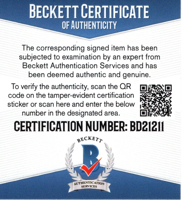 Kirill Kaprizov photo autograph – angled display – Beckett COA