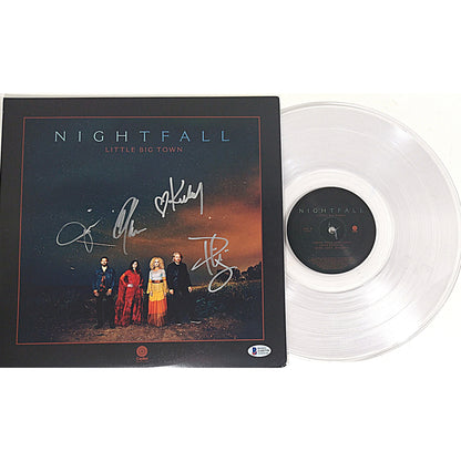 Music- Autographed- Little Big Town Signed Nightfall Vinyl Record Album Cover Beckett Authentication 101