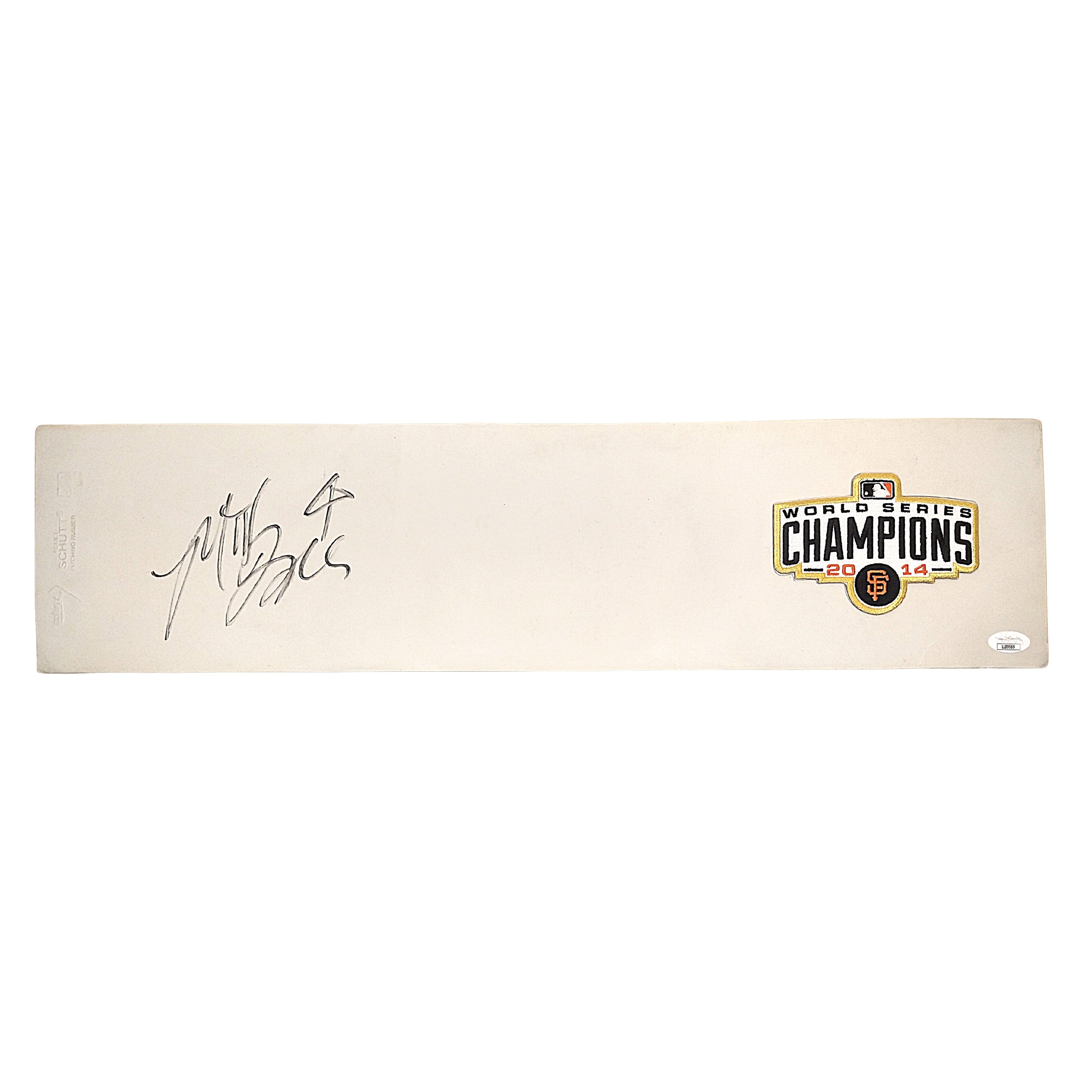 Madison Bumgarner auto baseball – authentication sticker – JSA COA