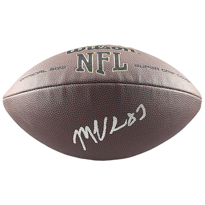 Footballs- Autographed- Marquez Valdes-Scantling Signed NFL Wilson Super Grip Football Green Bay Packers Beckett BAS Authentication 202