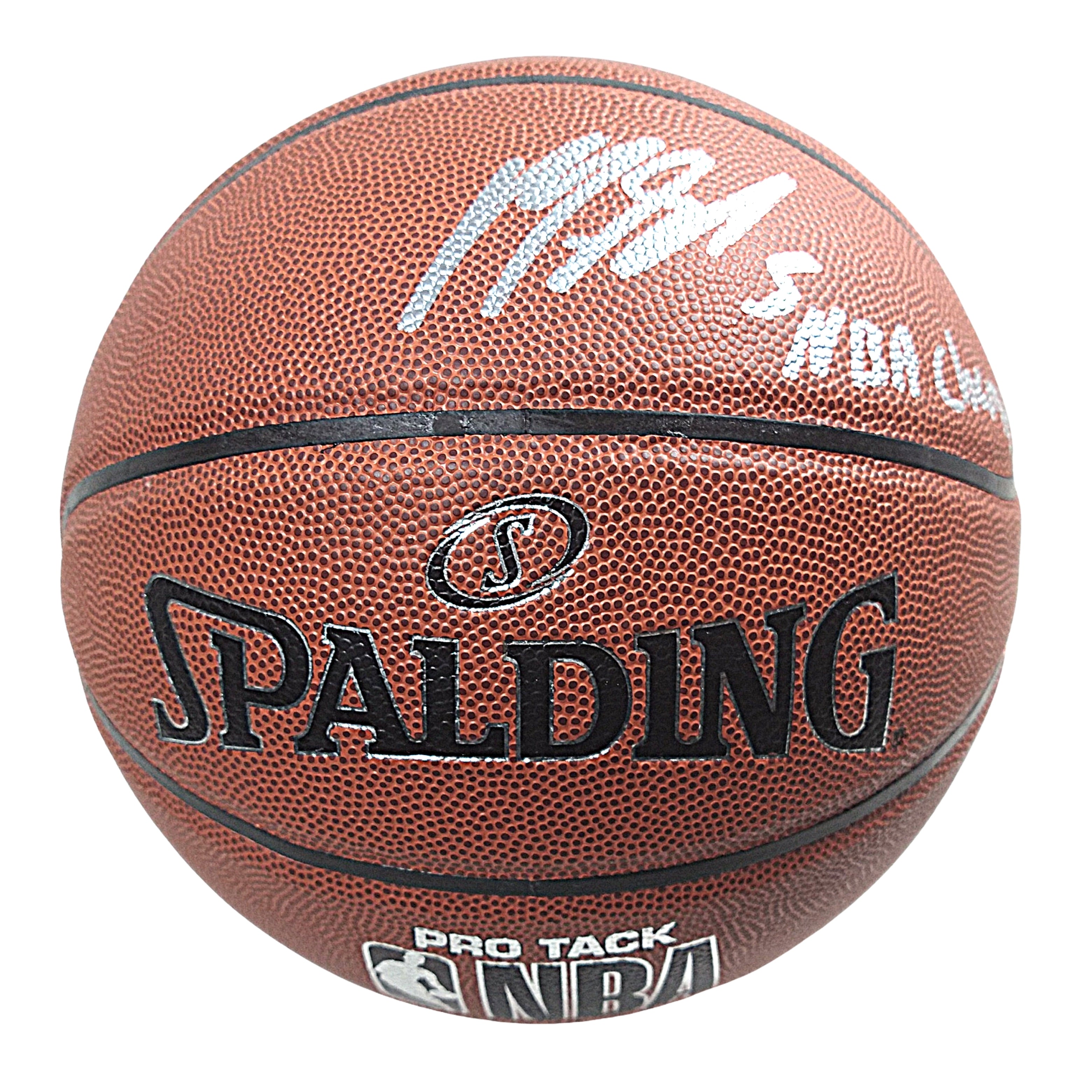Marreese 'Mo' Speights autographed basketball – full view – Beckett COA