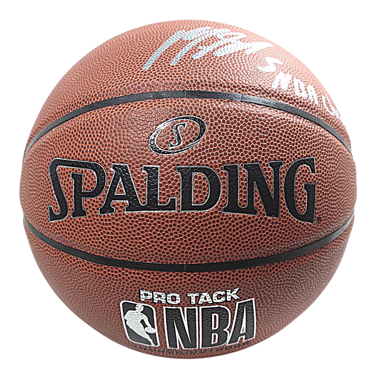 Basketballs- Autographed- Marreese Mo Speights Signed NBA Basketball with NBA Champs Inscription - Golden State Warriors - Exact Proof - Beckett BAS Authentication 105