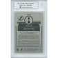Hockey- Autographed- Martin St. Louis Signed Tampa Bay Lightning 2011-2012 O-Pee-Chee Trophy Winners Insert Hockey Card Beckett BAS Slabbed 00013248073 - 102