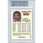 Basketballs- Autographed- Maurice Mo Cheeks Signed San Antonio Spurs 1989-1990 Hoops Basketball Card Beckett Slabbed 00014390752 - 102