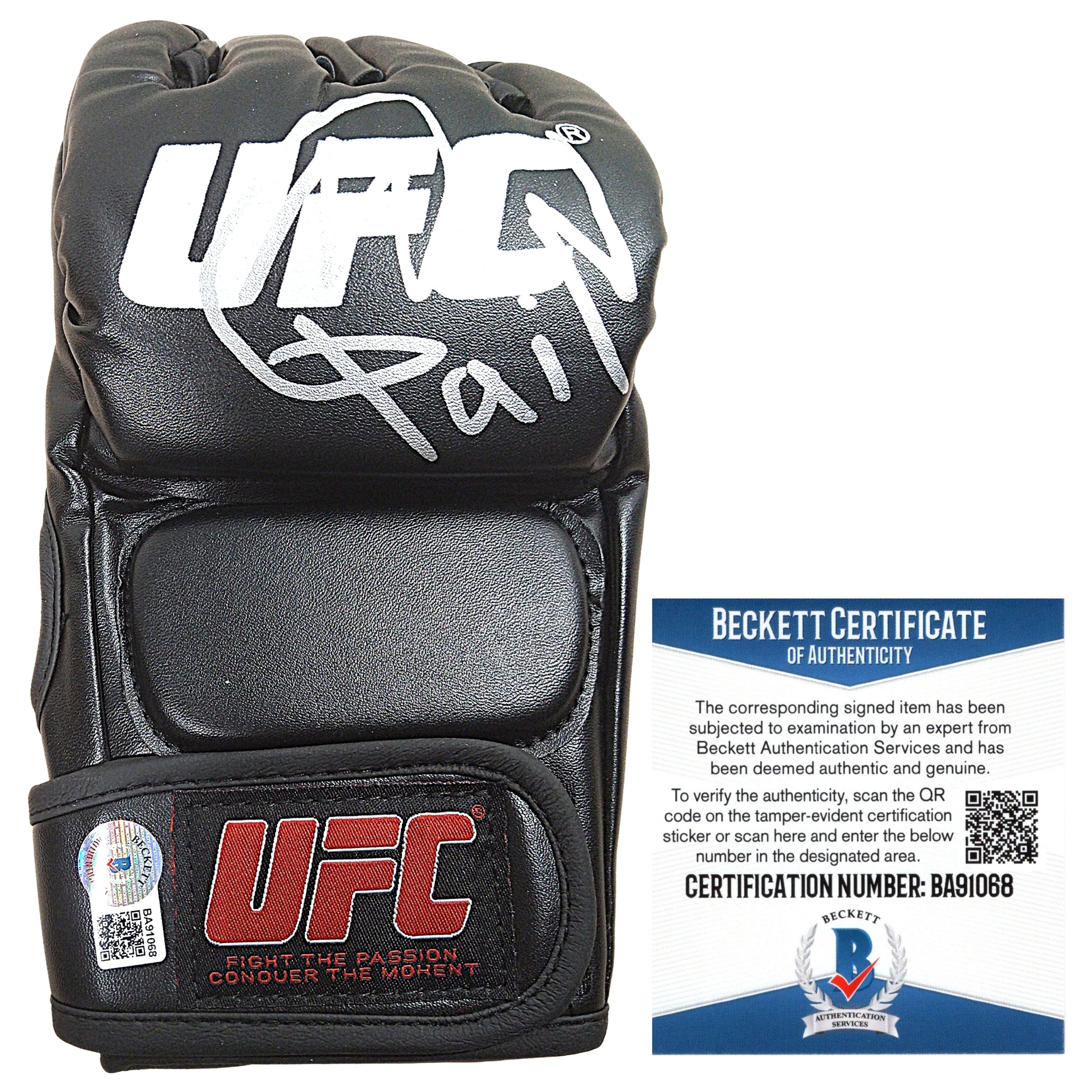 Max Griffin autographed photo – full view – Beckett COA