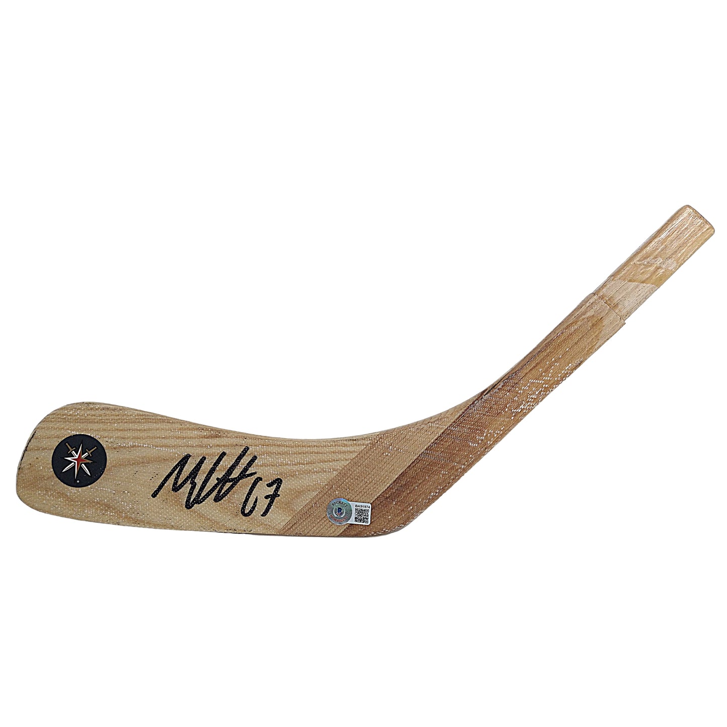 Hockey- Autographed- Max Pacioretty Signed Vegas Golden Knights Hockey Stick Blade Beckett BAS Authentication 101