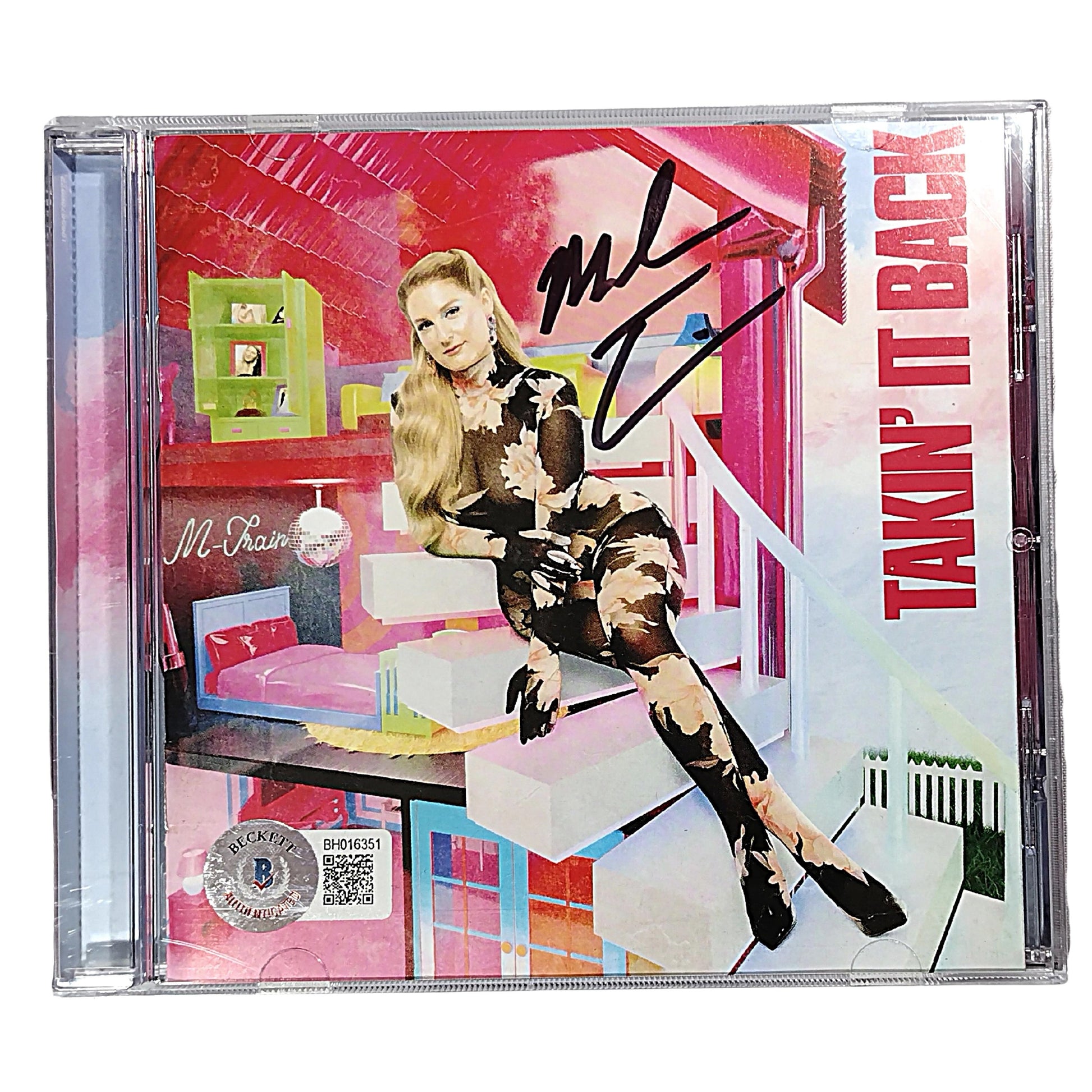 Music- Autographed- Meghan Trainor Signed Takin' It Back Compact Disc CD Cover Beckett Authentication 101
