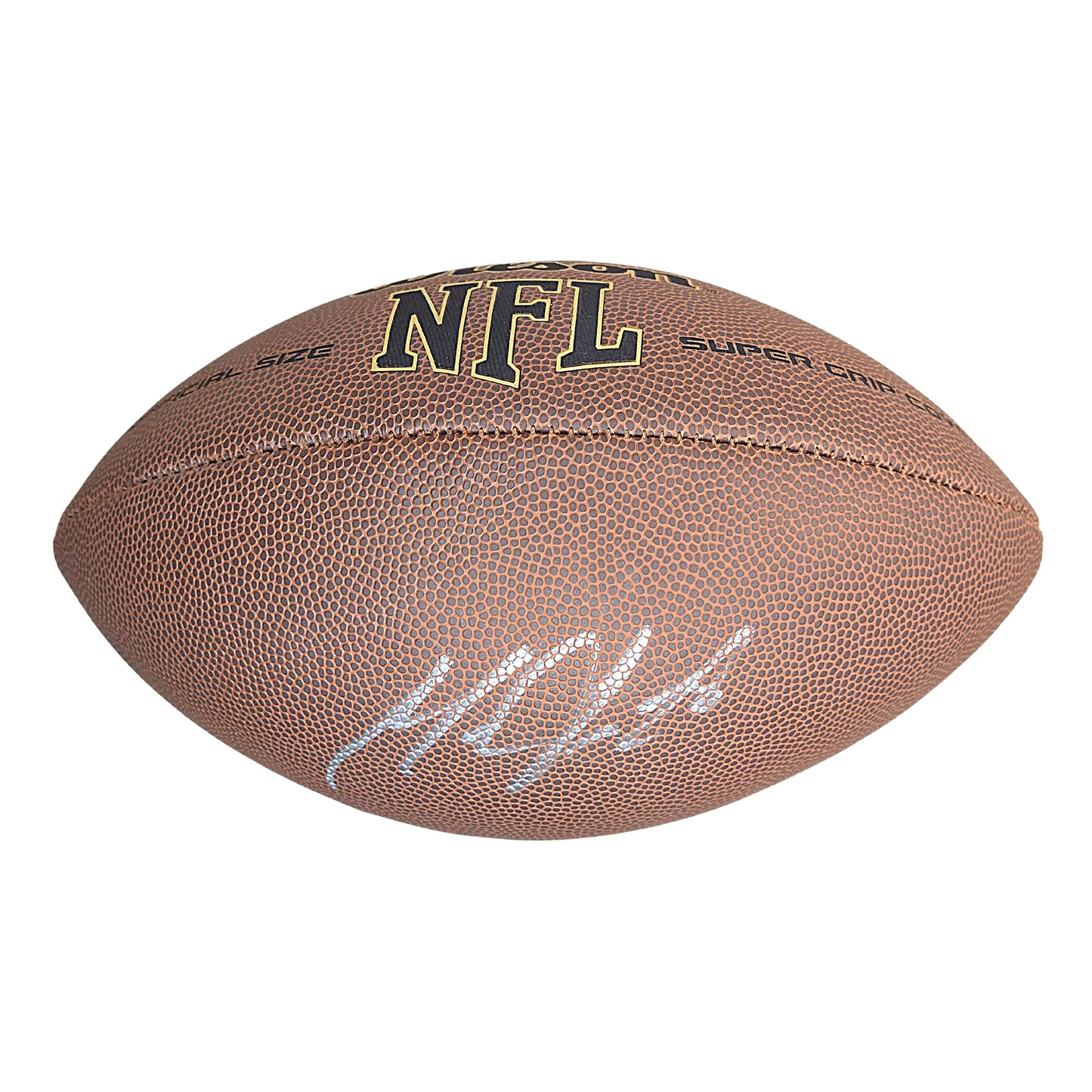 Footballs- Autographed- Melvin Gordon Signed NFL Football - Denver Broncos- Los Angeles Chargers- Wisconsin Badgers- Proof Photo- JSA Authentication - 101