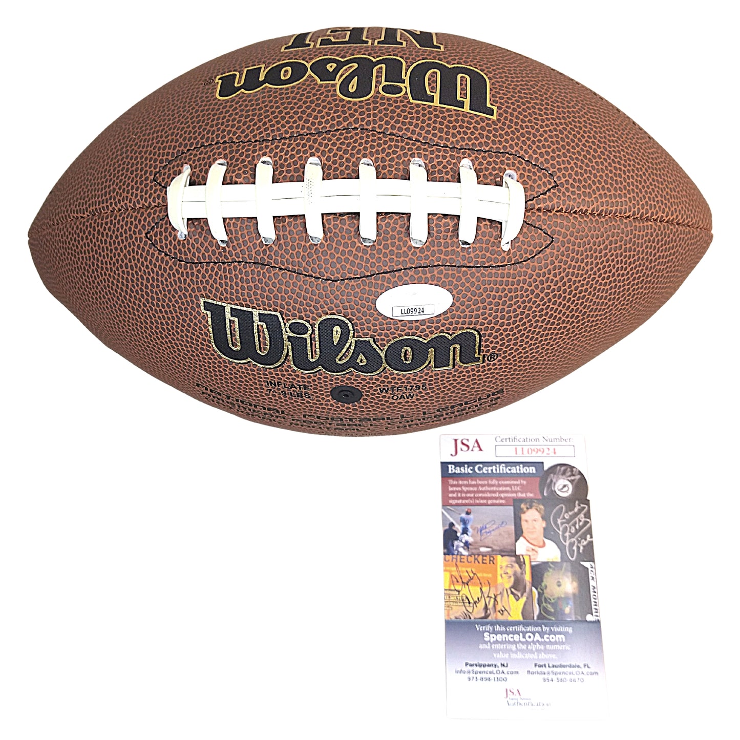 Footballs- Autographed- Melvin Gordon Signed NFL Football - Denver Broncos- Los Angeles Chargers- Wisconsin Badgers- Proof Photo- JSA Authentication - 102