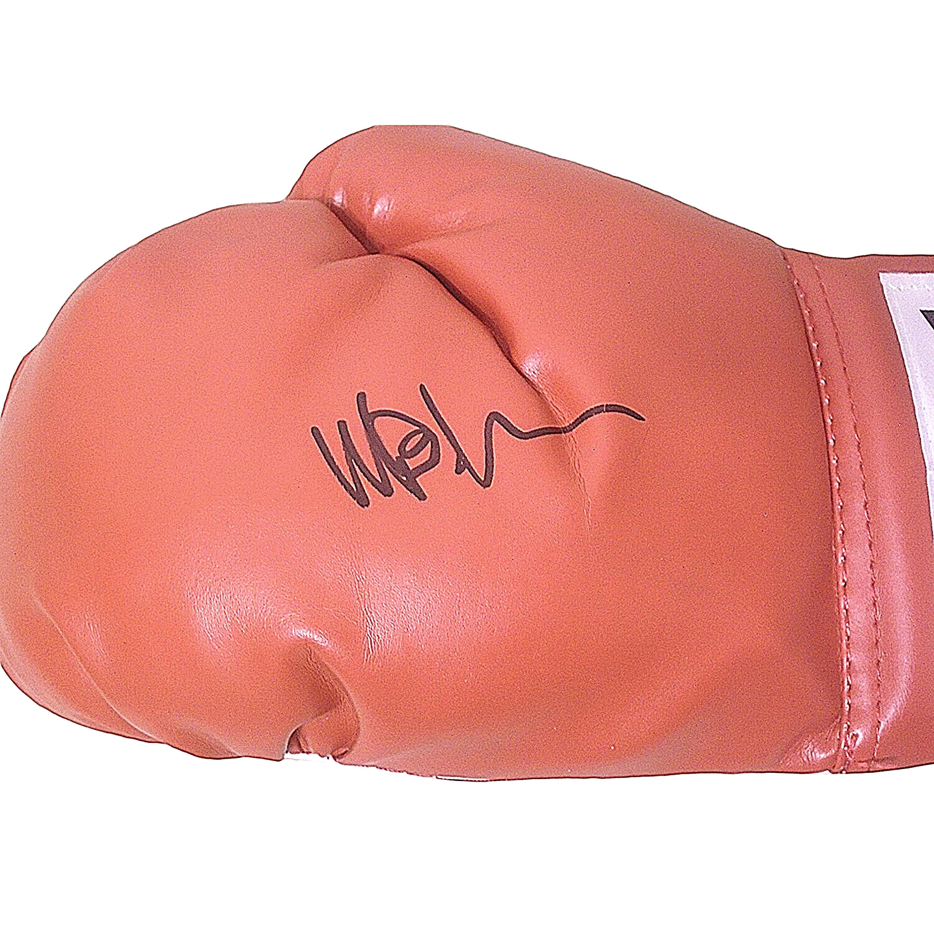 Michael Buffer signed football – signature close-up – Beckett COA