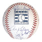 Baseballs- Autographed- Baseball Hall of Fame Multi Signed Cooperstown HOF Logo ROMLB Baseball 17 Sigs- Exact Proof Photos- Beckett BAS Authentication LOA 101