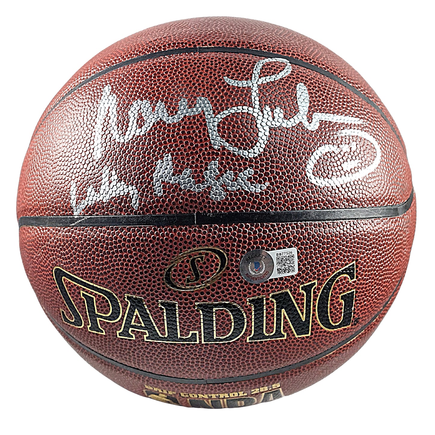 Basketballs- Autographed- Nancy Lieberman Signed NBA Spalding Basketball Detroit Shock Beckett BAS Authentication 102