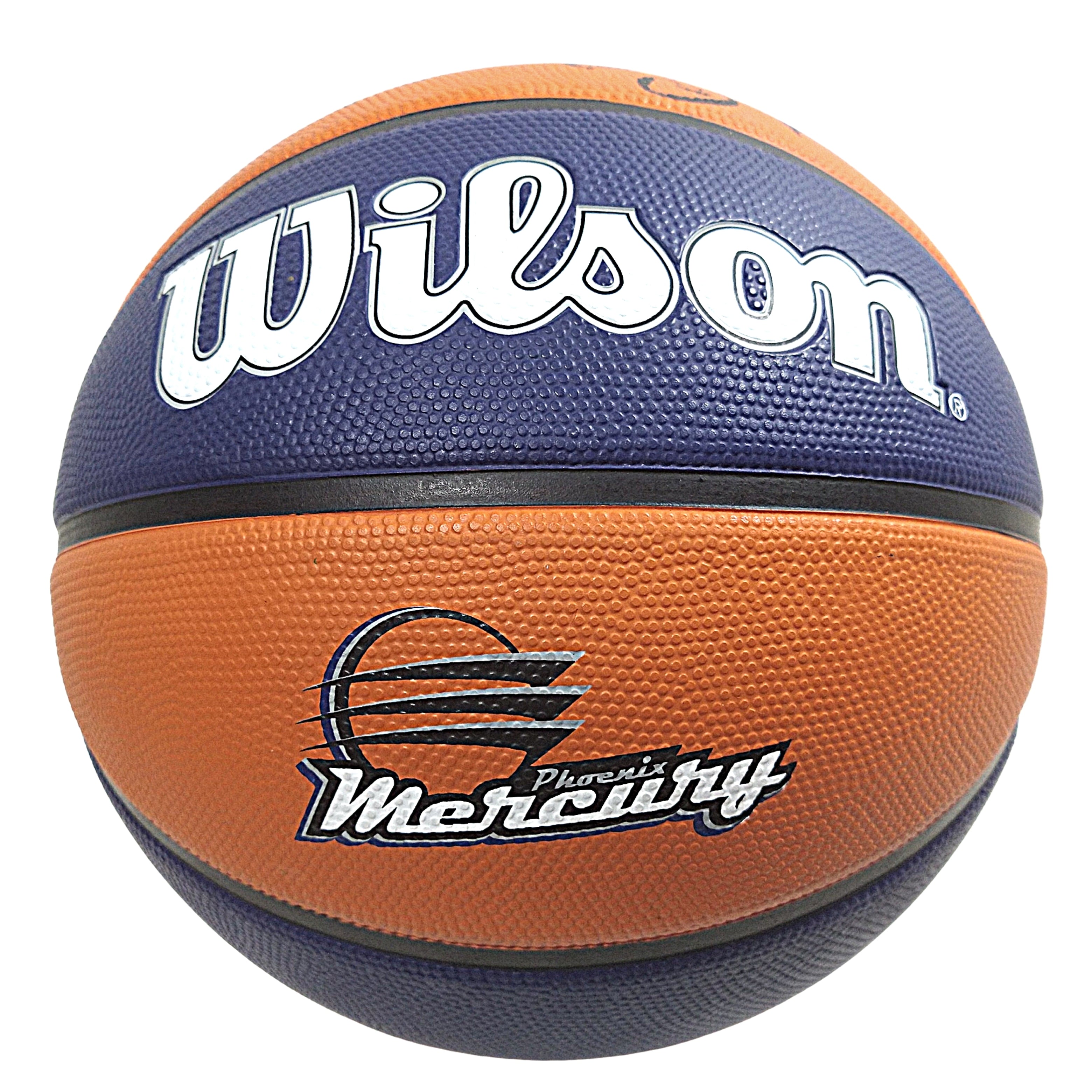 Nancy Lieberman signed football – signature close-up – Beckett COA